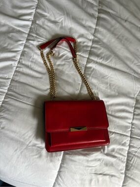Michael Kors Leather Chain Shoulder Bag